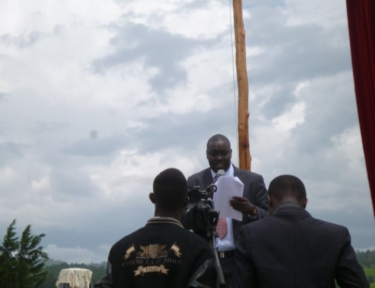Representative of Nandi County Governor, Mr. Julius Koech expressing his appreciation to the Government and people of Japan for the generous support.