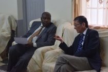 During the courtesy call to the County Commissioner, Mr. Boaz Cherutich