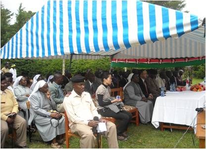 Guests listening to speeches