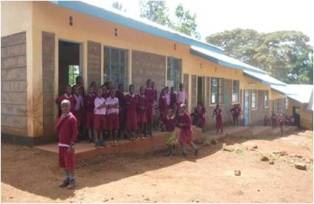 Completed new classrooms  and the administration block