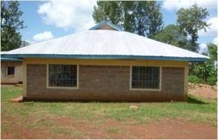 Completed new classrooms  and the administration block