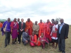 Committee members with H.E. Terada