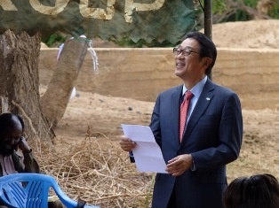 Mr. Mikio Mori addressing the guests