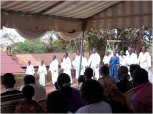 KARATE performance by community members