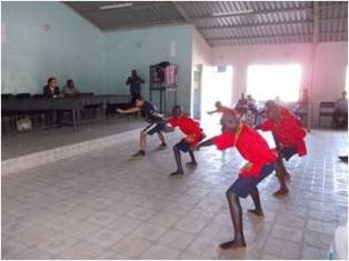 Yosakoi-Soran by students of Wamumu Rehabilitation School