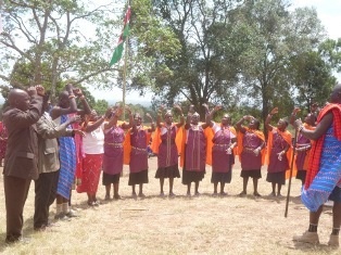 Masai community people performing songs & dance