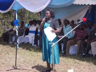 Mrs. Esther Soti, Director of Development Knowledge Link Africa, DEVLINK giving project over view