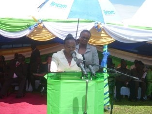 H.E. Mrs. Rachel Ruto expressing gratitude to Japan for the support