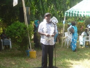 Hon. Aggrey Awiti, Member of National Assembly giving a speech