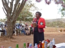 Hon. MP Hellen Sambili expressing appreciation for the generous support from Japan.