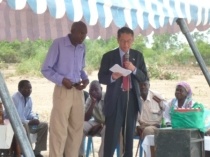 Ambassador Terada giving his remarks