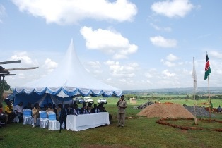 Guests attending the ceremony