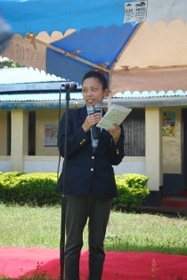Speech by Ms. Yui Hamaoka, JICA volunteer