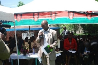 Speech by Dr. Kiplangat, Chief executive Committee for Health (Bomet County)