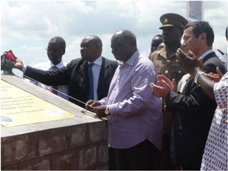 Unveiling of the commemorative plaque