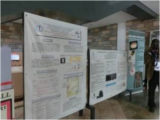 Inside of the production unit: Exhibition of the current technical cooperation by the Government of Japan through JICA and JSPS