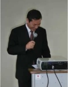 Ambassador Takata delivering his speech