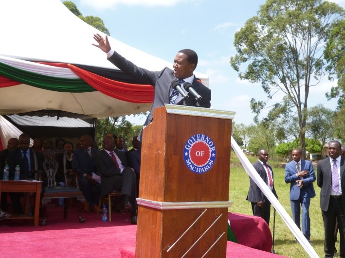 Governor Mutua  expressing his appreciation to the Government and people of Japan for the generous support to Machakos County.