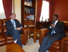 Ambassador H.E. Mr. Tatsushi Terada paid a courtesy call on the Machakos County Governor H.E. Dr. Alfred Mutua.