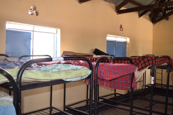 Double decker beds that are now used  in the dormitory
