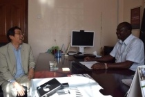 During the courtesy call to the Turkana County Public Secretary, Mr. Peter Eripete