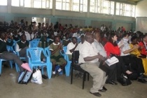 A cross-section of the audience at the 1st Japanese Cultural Festival in Kisumu