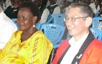 Mr. Tatsushi Terada, Ambassador of Japan to Kenya and Mrs. Jennifer Kere, County Executive Member for Education, Youth, Culture & Social Services, Kisumu County
