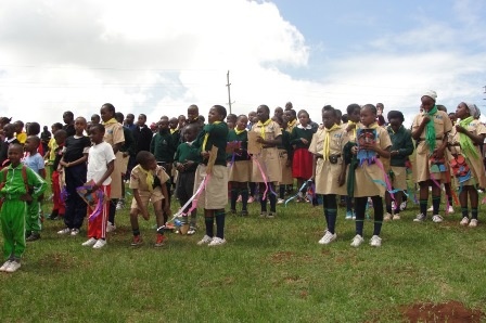 A Cross Section of the Children Holding onto their Kites