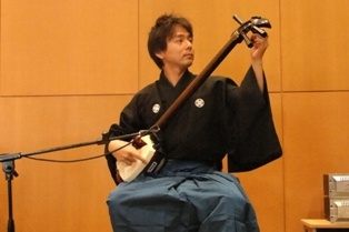Masakatsu on the Tsugaru Jamisen