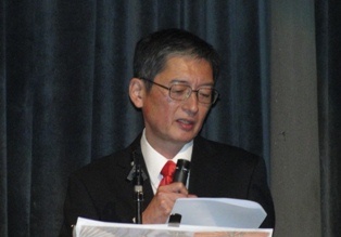 Mr. Tatsushi Tarada, Ambassador-Designate giving his opening remarks