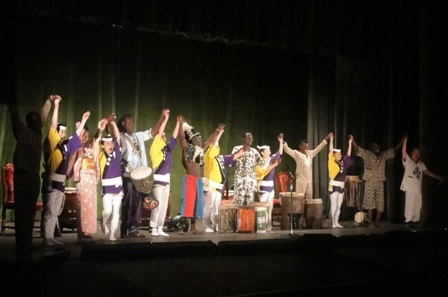 The Performers of the 2013 Japanese Drum “Taiko” Concert