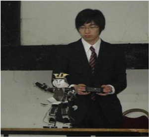 A demonstration of the robots in action