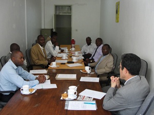 Meeting with ex scholarship students from JKUAT