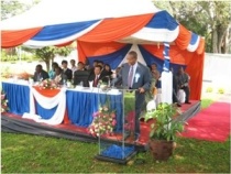 Hon. Kilonzo giving a speech