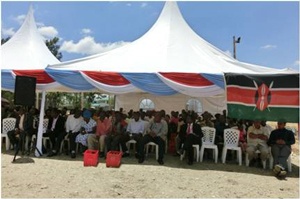 Participants at the ceremony
