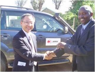 Car for the mobile VCT and clinic was handed over to the chairman of Narok Pillar or Hope