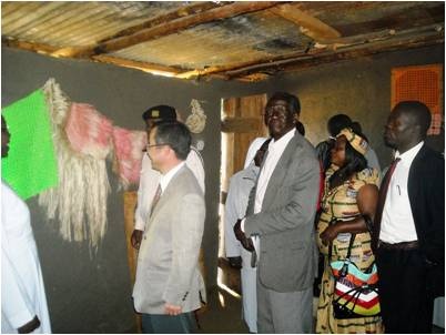 Deputy Ambassador touring existing facility
