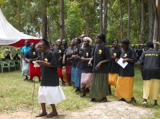 Women Group singing and dancing