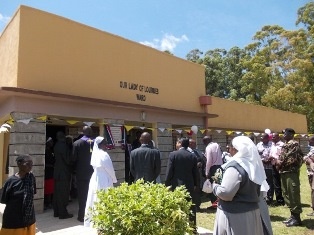 Front view of the new inpatient ward