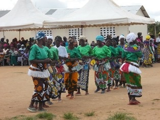 Women Group singing and dancing