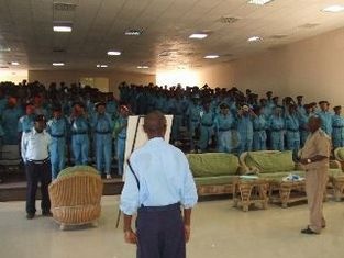 A day of police training. The 500 police men/women have now been deployed in Mogadishu after the withdrawal of Islamic rebels of Al-Shabaab for crucial purpose of securing the areas.