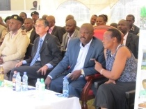 H.E. Mr. Issac Ruto with the First Lady