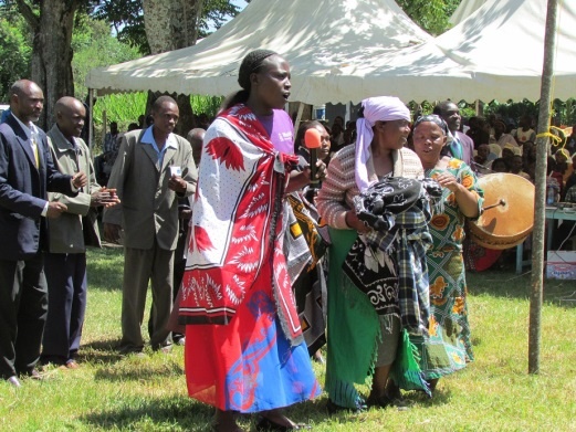 Traditional dance performed by the women group