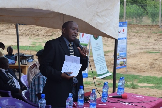 Speech by Mr. Jacob Mutua, Kitui County Chief Officer of Agriculture, Water and Irrigation