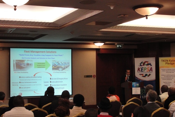 Lecture by President of Toyota Kenya, Mr. Yotsukura
