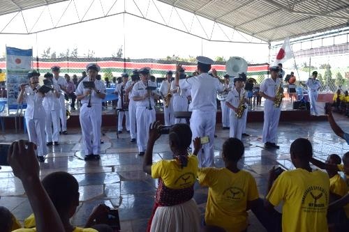 Performance by the brass band
