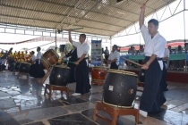 Japanese drums, “Wadaiko” played by the Musical Band of The Japan Maritime Self Defense Force