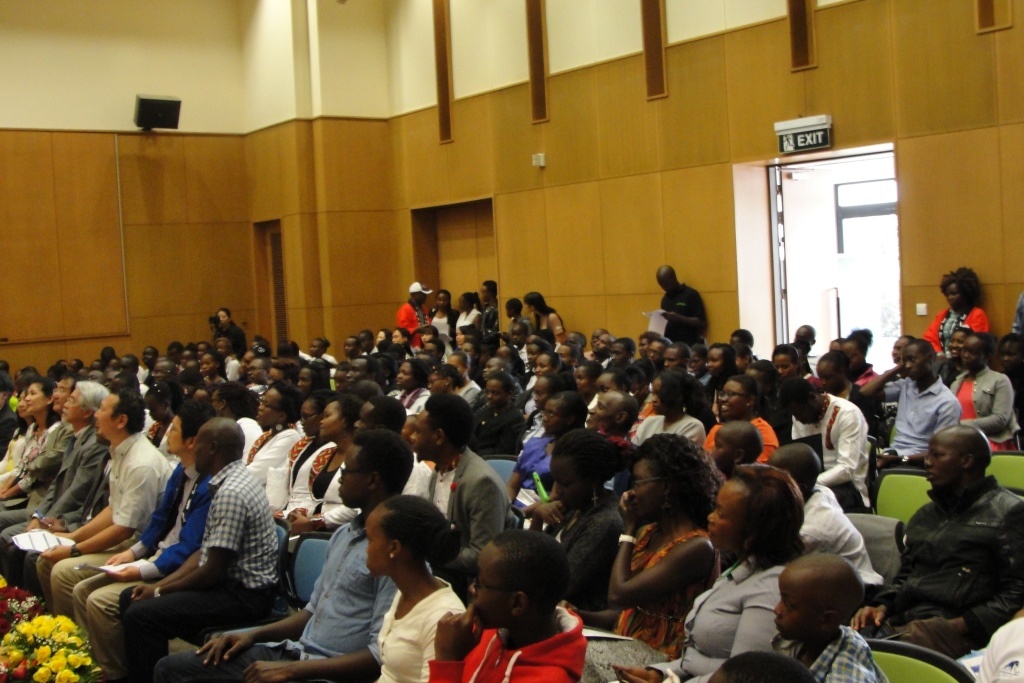 A cross section of the audience during the Japanese Music Festival