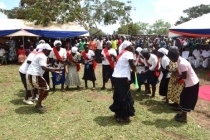 Women group performing their local dance