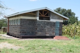 Toilet block constructed by GGP fund